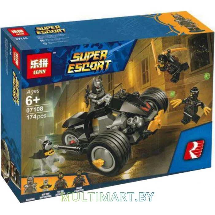 Конструктор Lepin 07108 Бэтмен - Нападение Когтей (174 детали)
